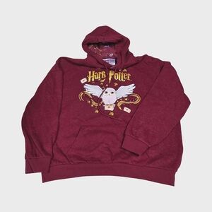 Harry Potter Maroon Owl Pullover Hoodie for Kids